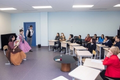 Открытый урок по актерскому искусству и вопросам режиссуры провели педагоги академии 4